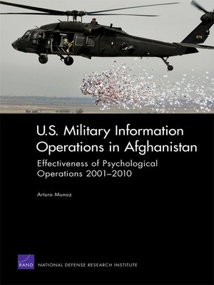 cover image of U.S. Military Information Operations in Afghanistan
